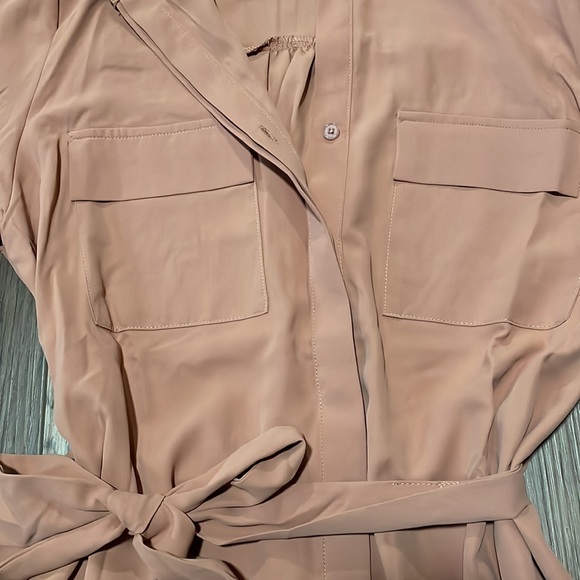 Pink Lily rust utility shirt dress - Picture 4 of 7